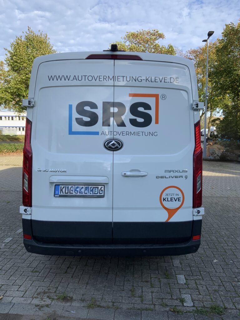 SRS B2B Fahrzeugshop 6 SRS Autovermietung B2B Fahrzeugshop Maxus Deliver 9 Autovermietung Kleve SRS Mobility